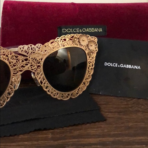 COPY - Authentic Dolce and Gabbana Filigree Sungl…